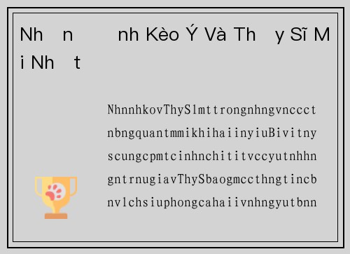 Nhận Định Kèo Ý Và Thụy Sĩ Mới Nhất