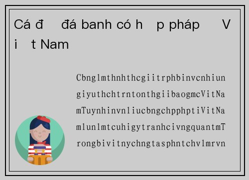 Cá độ đá banh có hợp pháp ở Việt Nam