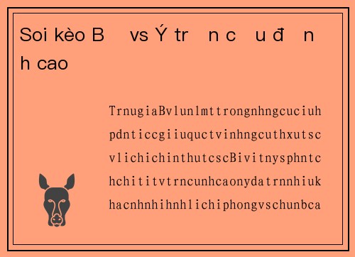 Soi kèo Bỉ vs Ý trận cầu đỉnh cao