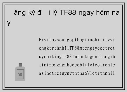 Đăng ký đại lý TF88 ngay hôm nay