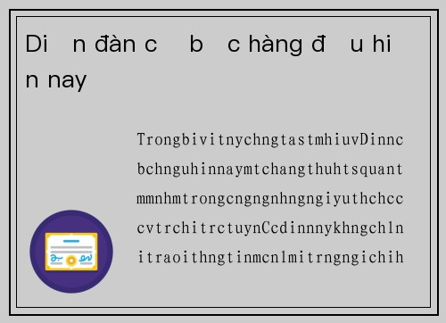 Diễn đàn cờ bạc hàng đầu hiện nay