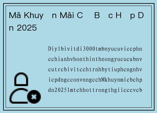 Mã Khuyến Mãi Cờ Bạc Hấp Dẫn 2025