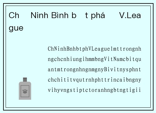 Chờ Ninh Bình bứt phá ở V.League