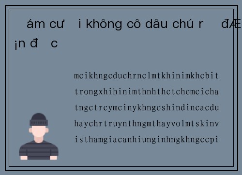 Đám cưới không cô dâu chú rể đơn độc